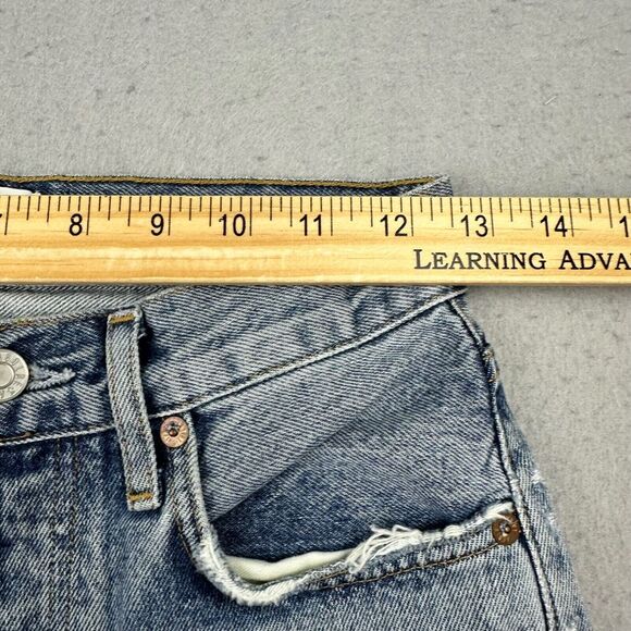 NWT AGOLDE 90's Pinch Waist Jeans Women's Size 24 Endless Distressed Straight - Picture 4 of 14